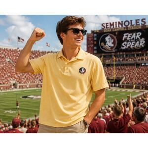 Florida State Seminoles Cutter & Buck CB DryTec Polo Men's L FSU Performance